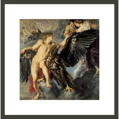 L'enlèvement de Ganymède par Peter Paul Rubens, impression giclée encadrée