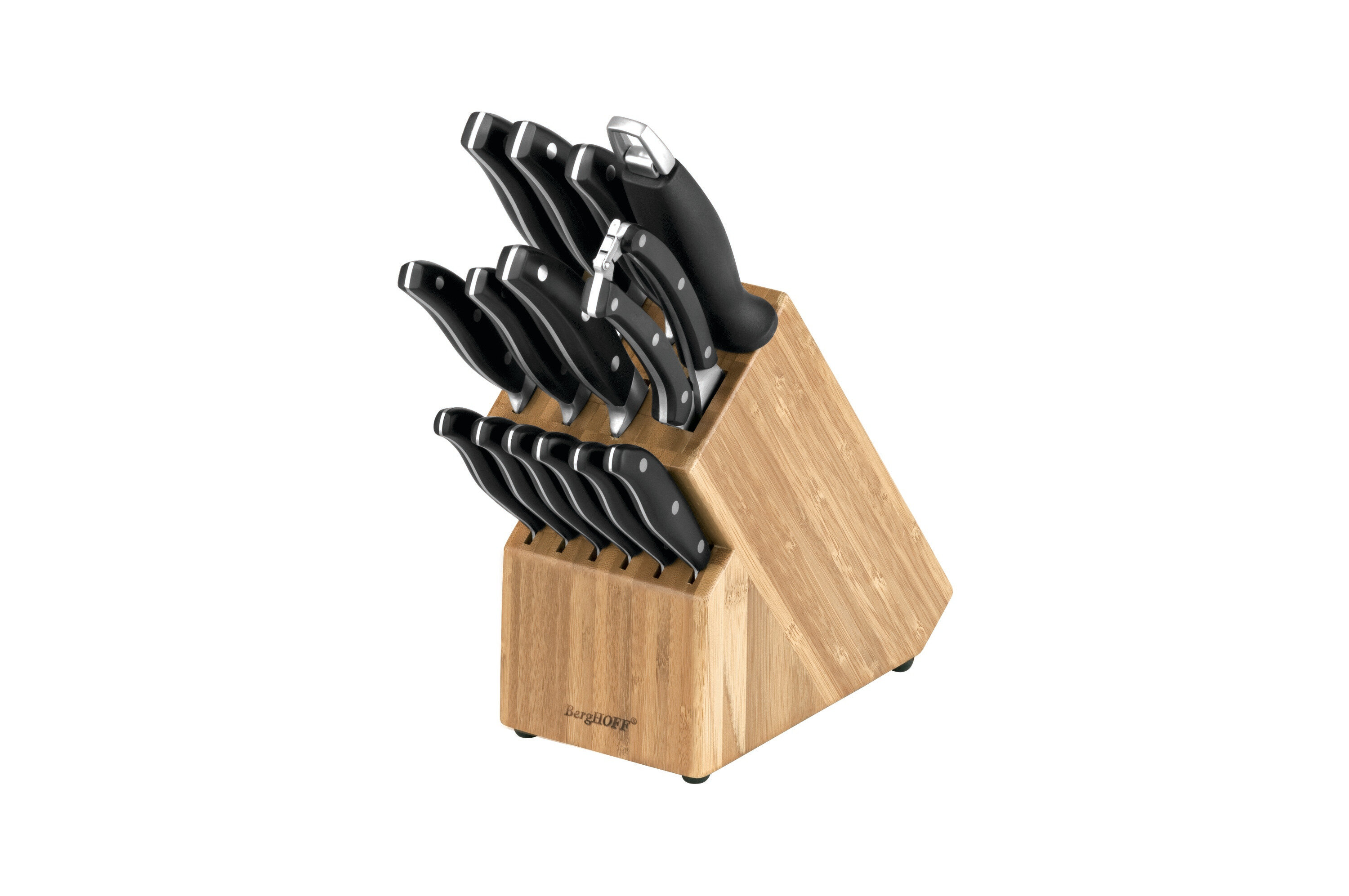 BergHOFF Essentials Forged Stainless Steel Cutlery 15 Piece Knife Block Set  & Reviews