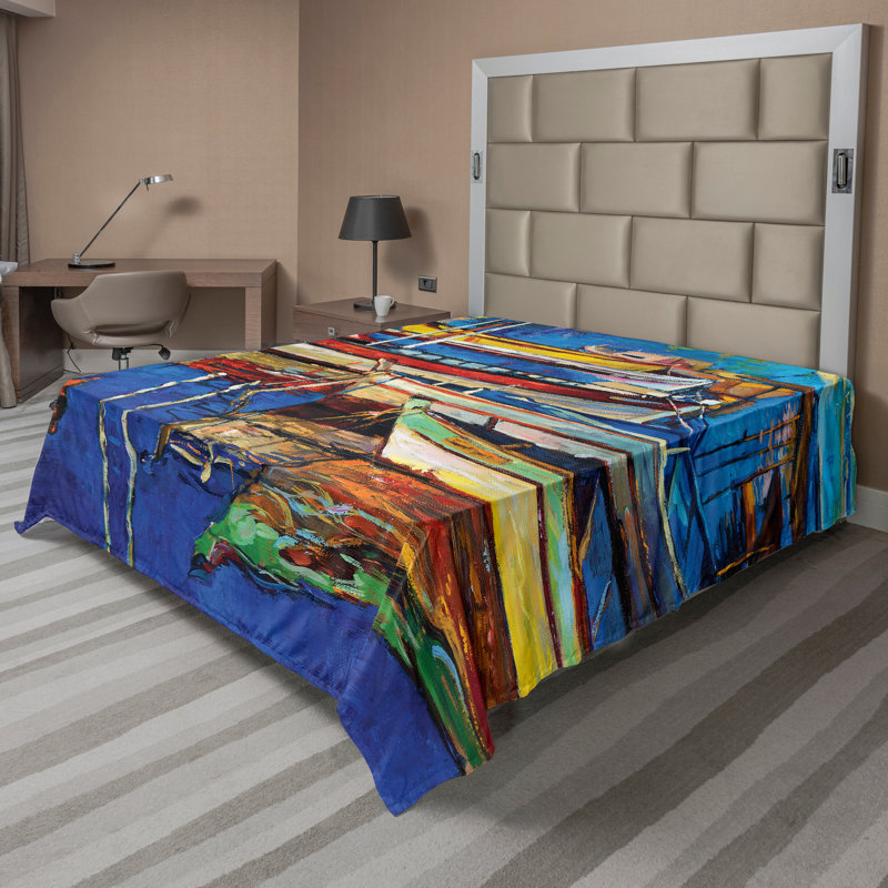 Multicolore Ambesonne, Drap plat grand