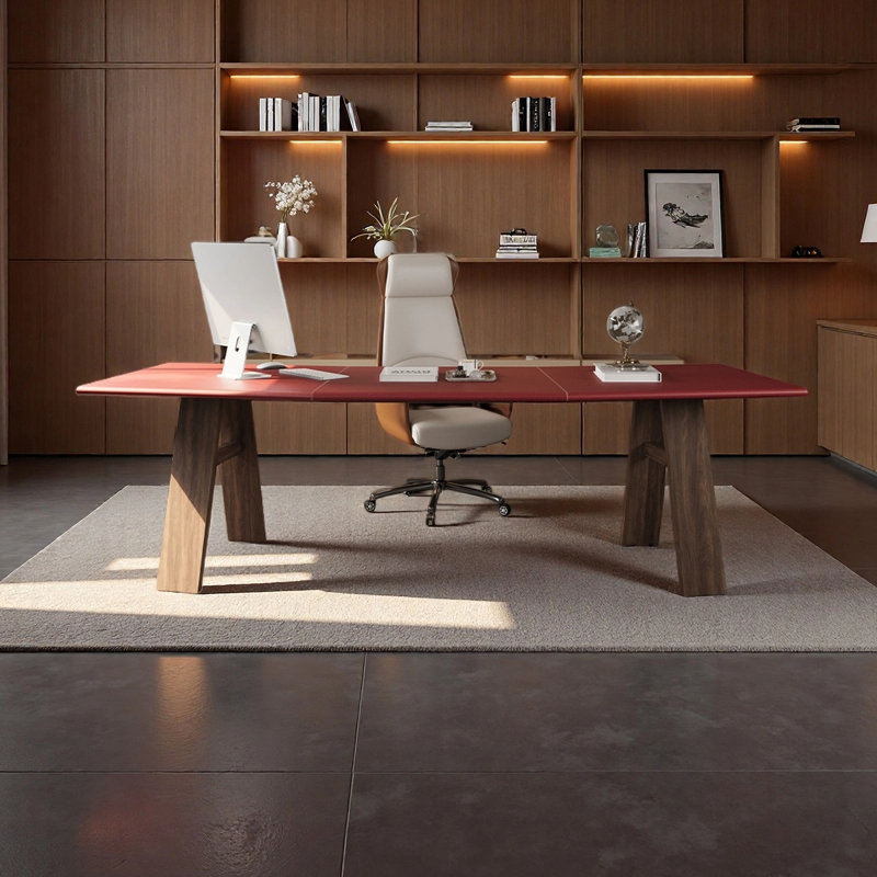 Bureau Boss luxueux et sophistiqué, H 29,53 po x l 78,74 po x P 31,5 po