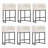 26" Upholstered Counter Stool with Metal Frame-123103709