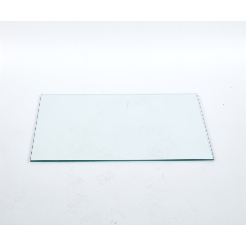Table de salle à manger carrée en verre trempé 31,5 pouces transparent moderne minimaliste pour 4 personnes
