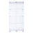 Two-Door  Tawny  Glass Display Cabinet 4 Shelves With Door-1070596516