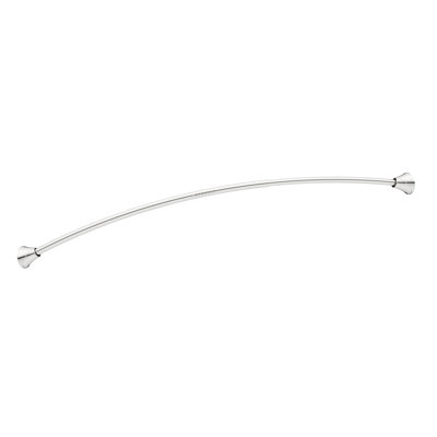Moen 5-Foot Adjustable Tension Single Curved Shower Curtain Rod