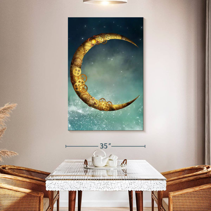 Lune Oberp Steampunk, H 30 po x l 20 po
