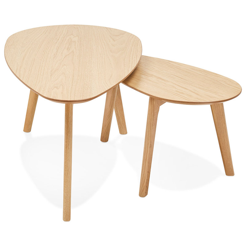 Carterville Three Leg Coffee Table, Natural