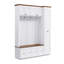 Porte-manteau avec banc et rangement comprenant placards, tiroirs et porte-manteau-130207787