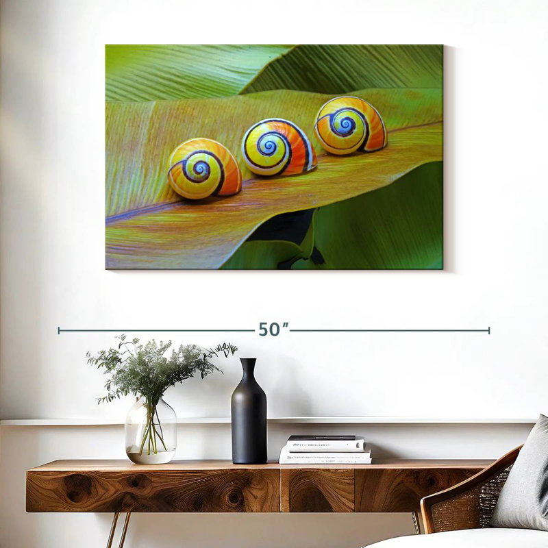 Cuban Snails, 26" H x 39" W