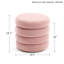 Pouf de rangement rond moderne Widman de 49,5 cm de large, recouvert de tissu, avec compartiment de rangement dissimulé-1059578753