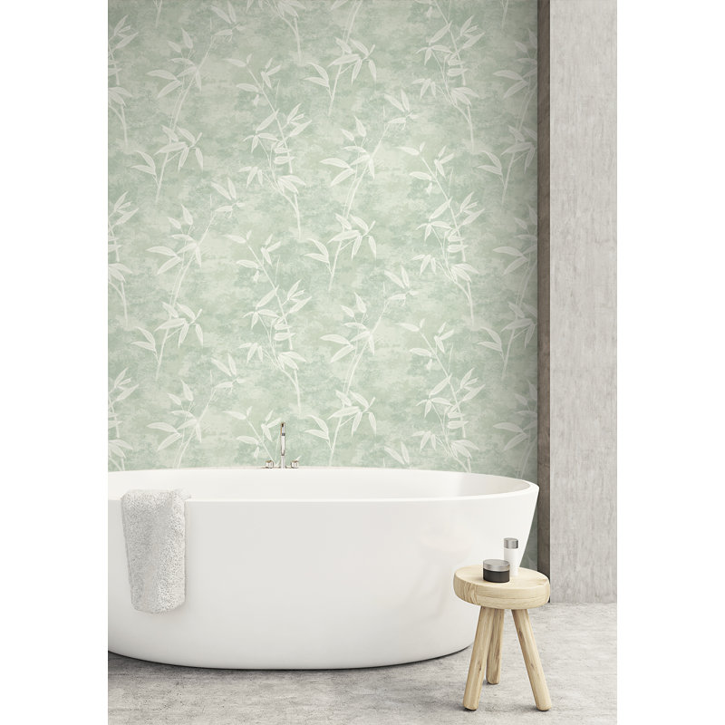 Alisson Floral Double Roll, Seafoam
