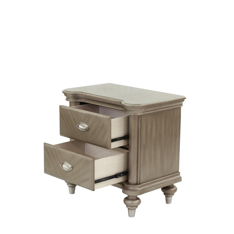 Table de chevet en champagne