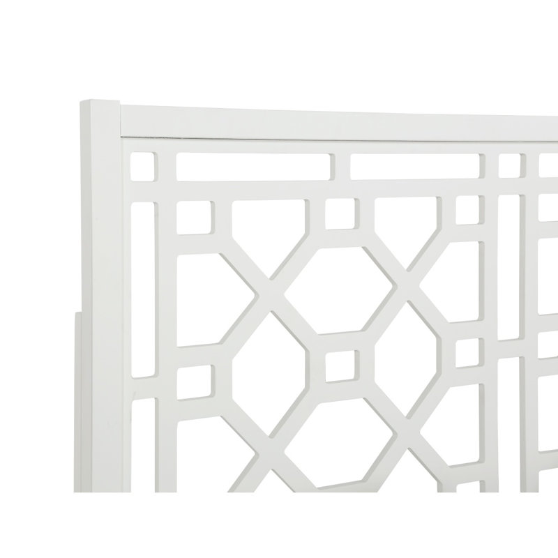 Tabor Chippendale White Headboard - Queen/Full