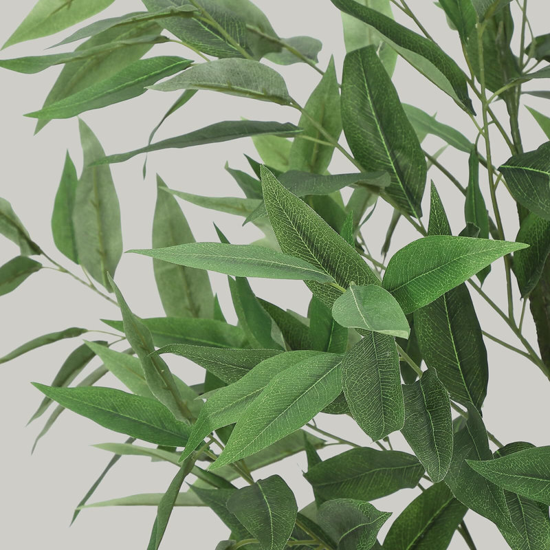Artificial Tree Plant Eucalyptus Tree Tall, 60" H x 6" W x 6" D