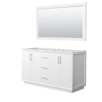 Strada 59.25'' Double Bathroom Vanity Base Only