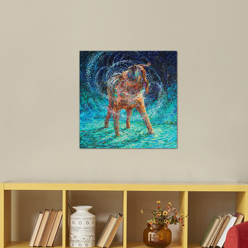 " Old Rem " by Iris Scott, 26" H x 26" W x 1.5" D, No Mat, Wrapped Canvas