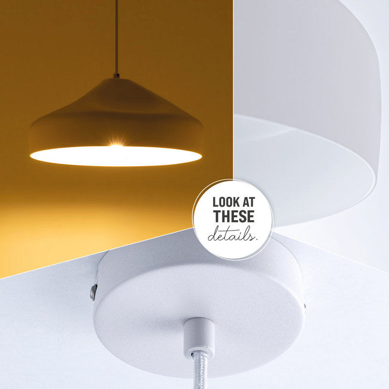 Ponce 1 - Light Single Pendant, White