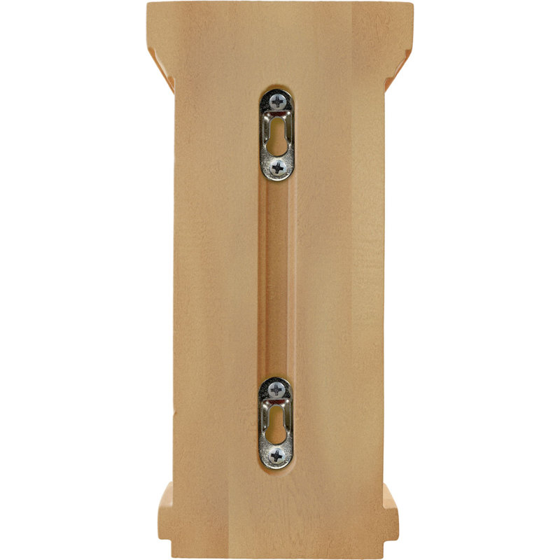 Traditional Red Oak Recessed Corbel, 4.75"W x 5"D x 10"H