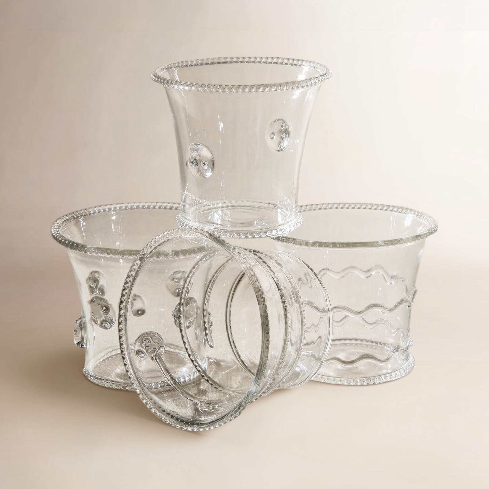 La Boheme Glass Votive Set