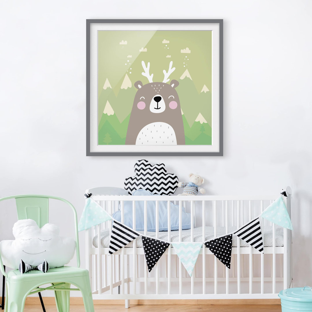 Gerahmtes Poster Wolpertinger Bears