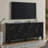 65.2" Black Sideboard Buffet Cabinet, Mid Century Modern, Symmetrical Geometric Accent, Adjustable Shelf, Fits Decor With Storage, Modern Design, Suitable For Various Rooms, Made Of Solid Wood And-2106814739