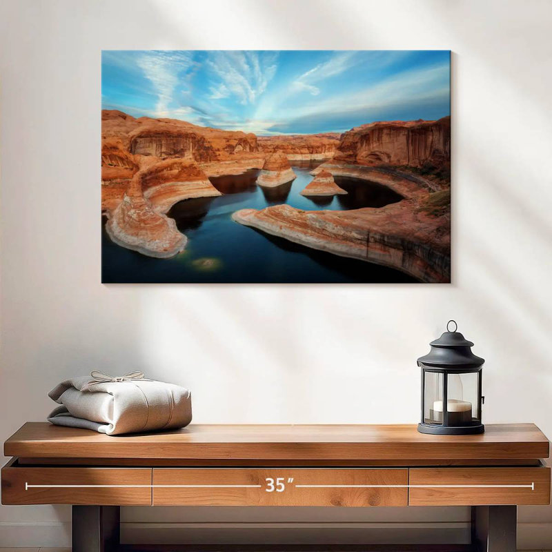 Serene Reflection Canyon, 16" H x 24" W