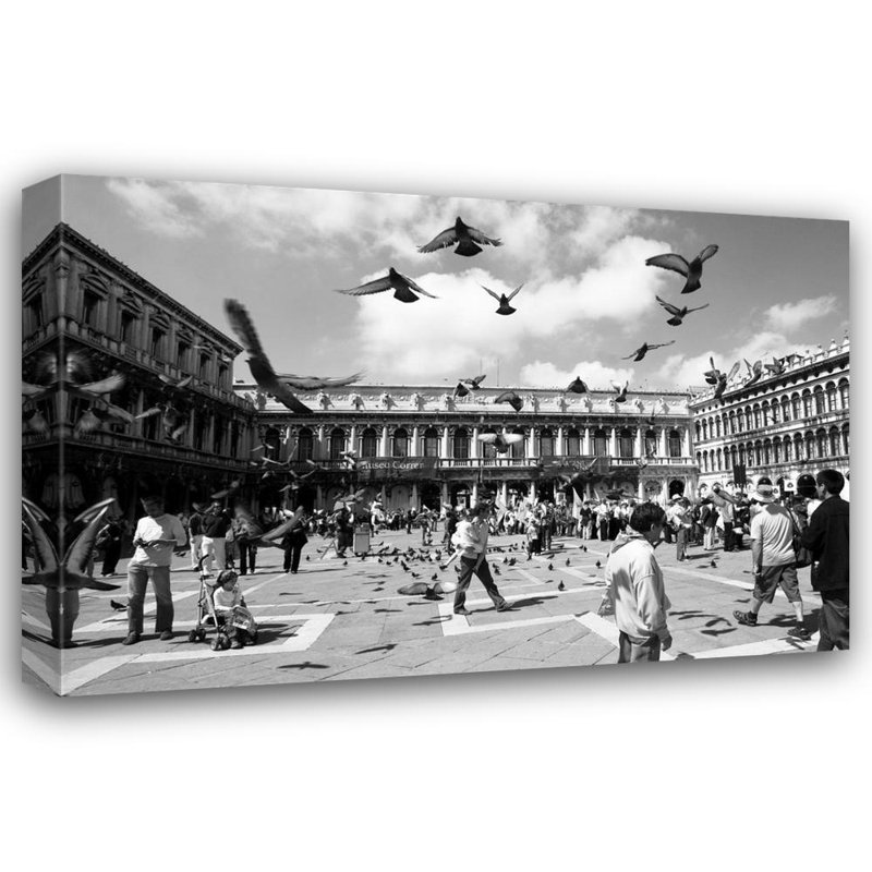 Piazza San Marco, Venise, H 27 po x l 40 po
