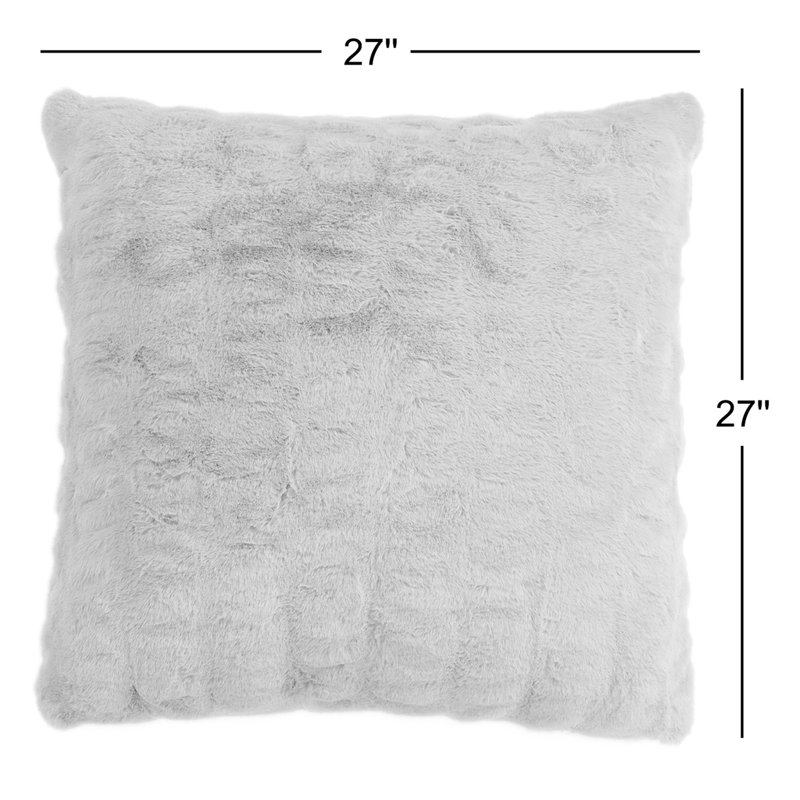 Coussin Ruched Rabbit Plush Classic, Variegated Cream