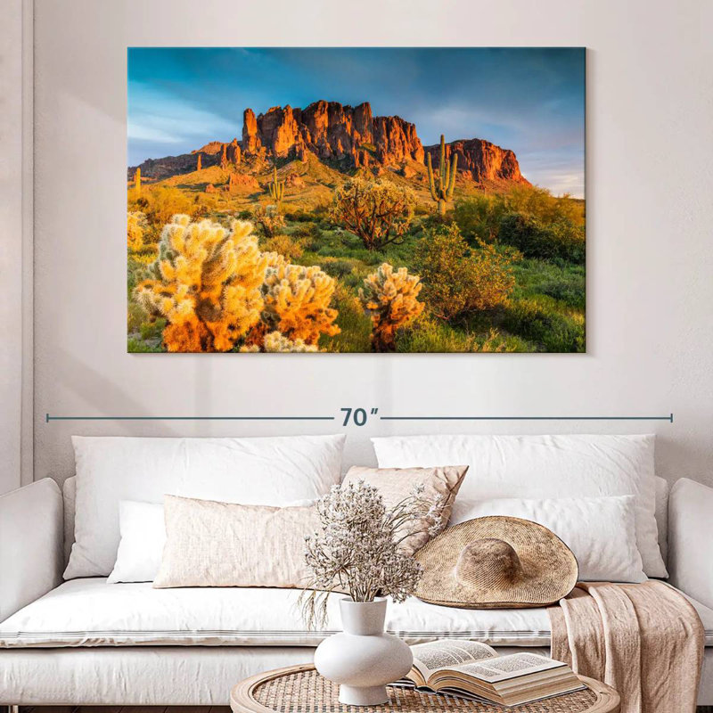 Alvord Superstition Mountains, Phoenix, Arizona, États-Unis, H 34 po x l 51 po