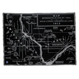 Minneapolis-Saint Paul Map Throw