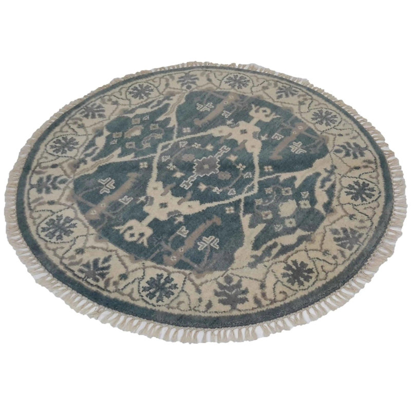 Kassidie Oriental Area Rug in Blue