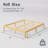Amylia Solid Wood and Metal Heavy Duty Rayon from Bamboo iron Platform Bed Frame No Box Spring Required-170940791-147289319