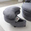 Fauteuil demi-tonneau pivotant à 360 °-315484313