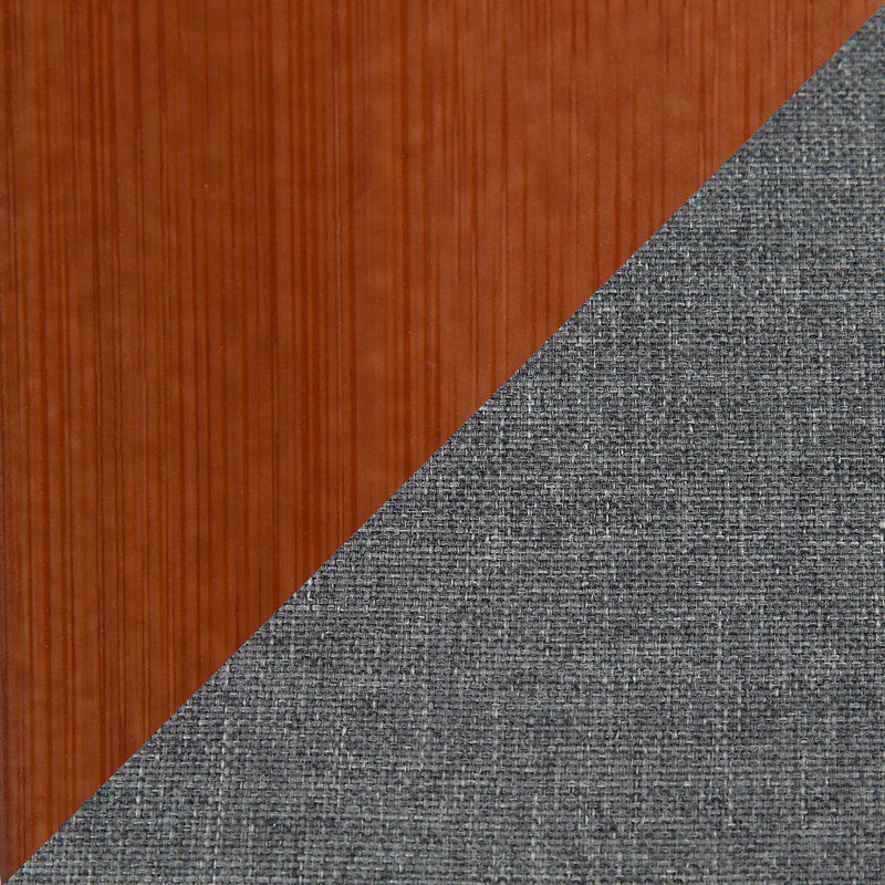 Ensemble de 2 tabourets de comptoir Arabelle, Gris anthracite