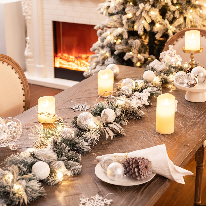 30cm Lighted Garland with Lights