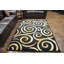 Tapis noir / beige Wargo