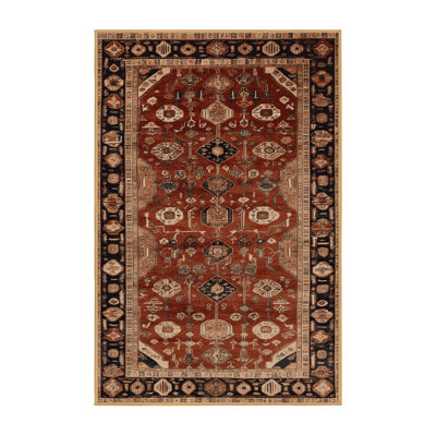 Tapis brun turc lavable à la machine