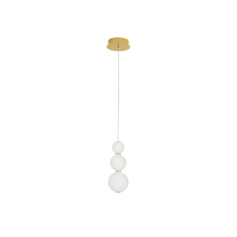 PERLA 3 - Light Gold LED Pendant