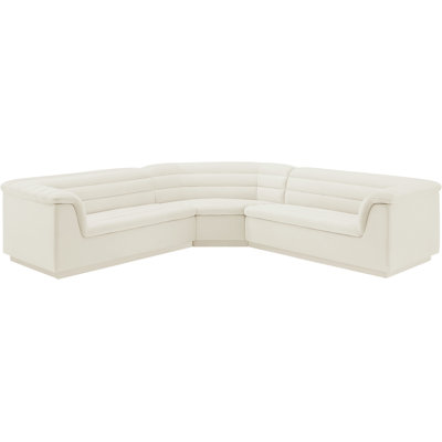 Canapé modulaire rembourré 148 po Iyaunna