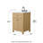Pendry Freestanding Single Bathroom Vanity with Quartz Top-114679170-118326208-125025935