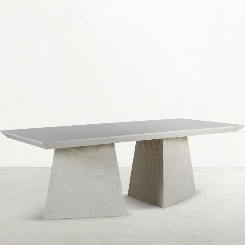 Atticus 84" Solid Wood Dining Table