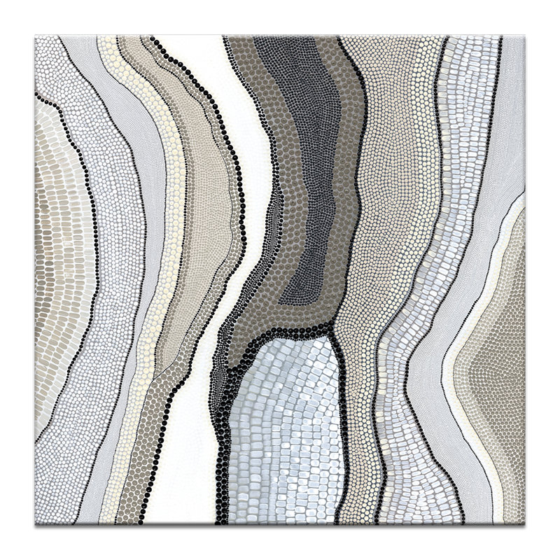 Perriny | Kamilya Lowana White | by Ivy Bronx, Wrapped Canvas, 64.5cm H x 64.5cm W x 6.4cm D