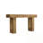 Rectangular wooden Mateus with study sled legs