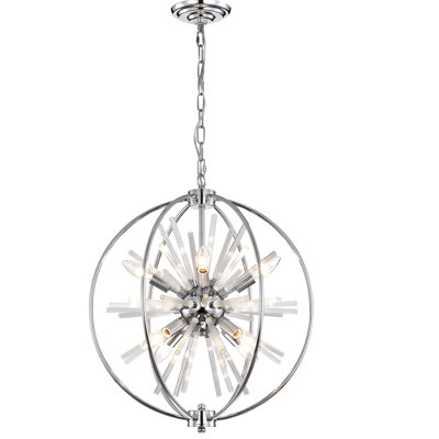 Hucksley 8 - Light Globe Chandelier