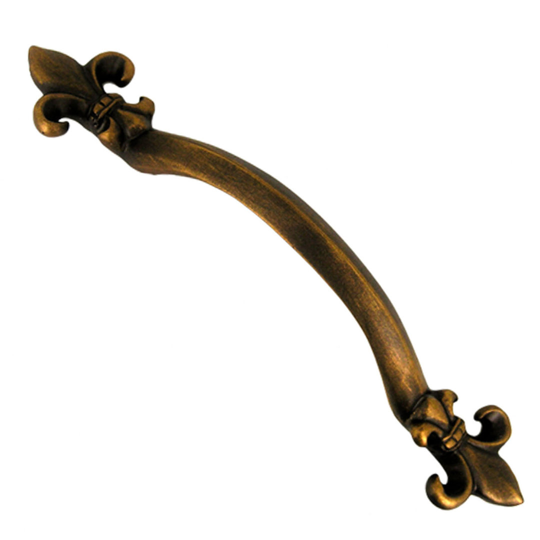 Fleur de Lis Handle Arch Pull Anne at Home