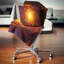 Coussin Whiller Fractal Spirals - Abstract-30617992-30617996-30735497