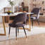 Chaise d'appoint rembourrée en velours (ensemble de 2)-599301123