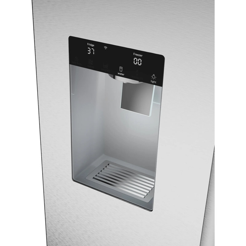 Free-Standing Fridge-Freezer, Stainless Steel