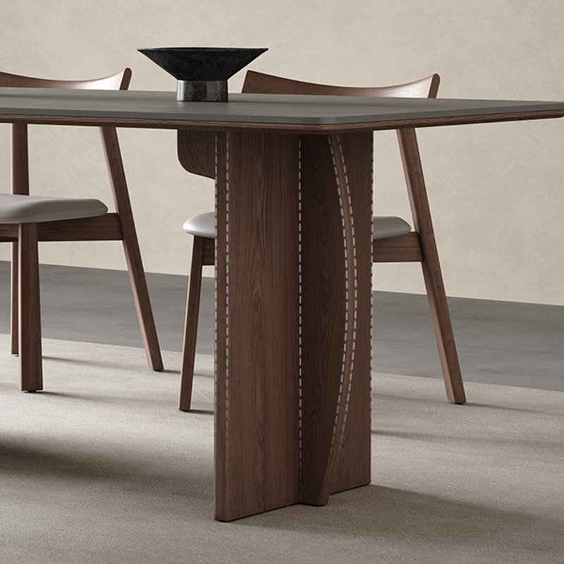 Ensemble de table de salle à manger moderne et simple, H 29,52 po x L 78,74 po x l 35,43 po