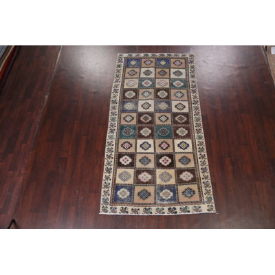 Tapis persan Bakhtiari 5 x 9 noué à la main