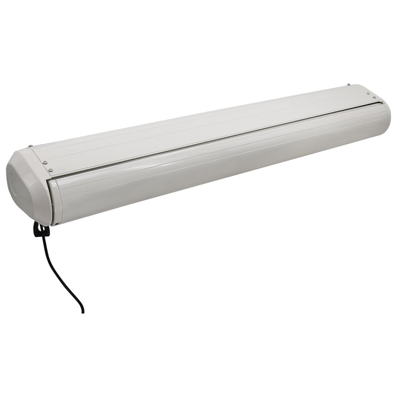 Dakota Fields 300cm W x 250cm D Fabric Multi-Stripe Cover Motorised Retractable Patio Awning
